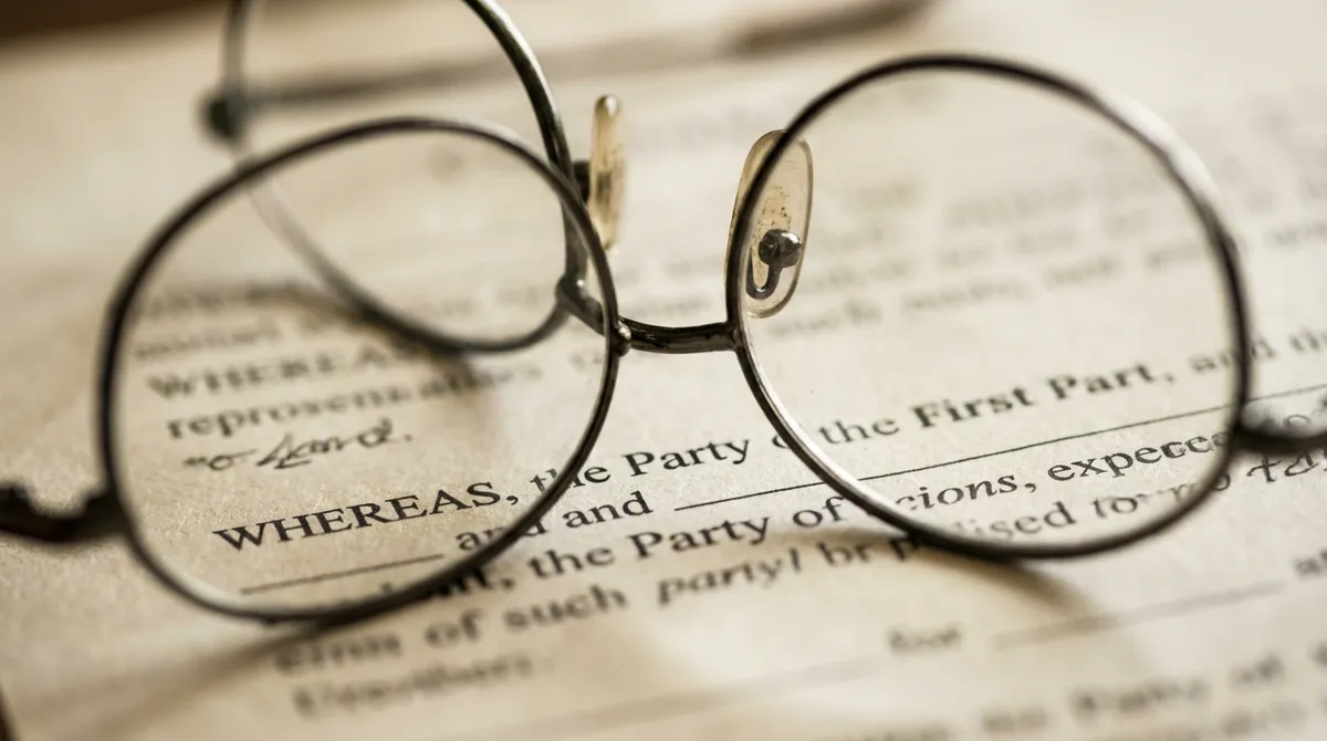 Ilustracja: neutralny przegląd klauzul umowy ubezpieczenia