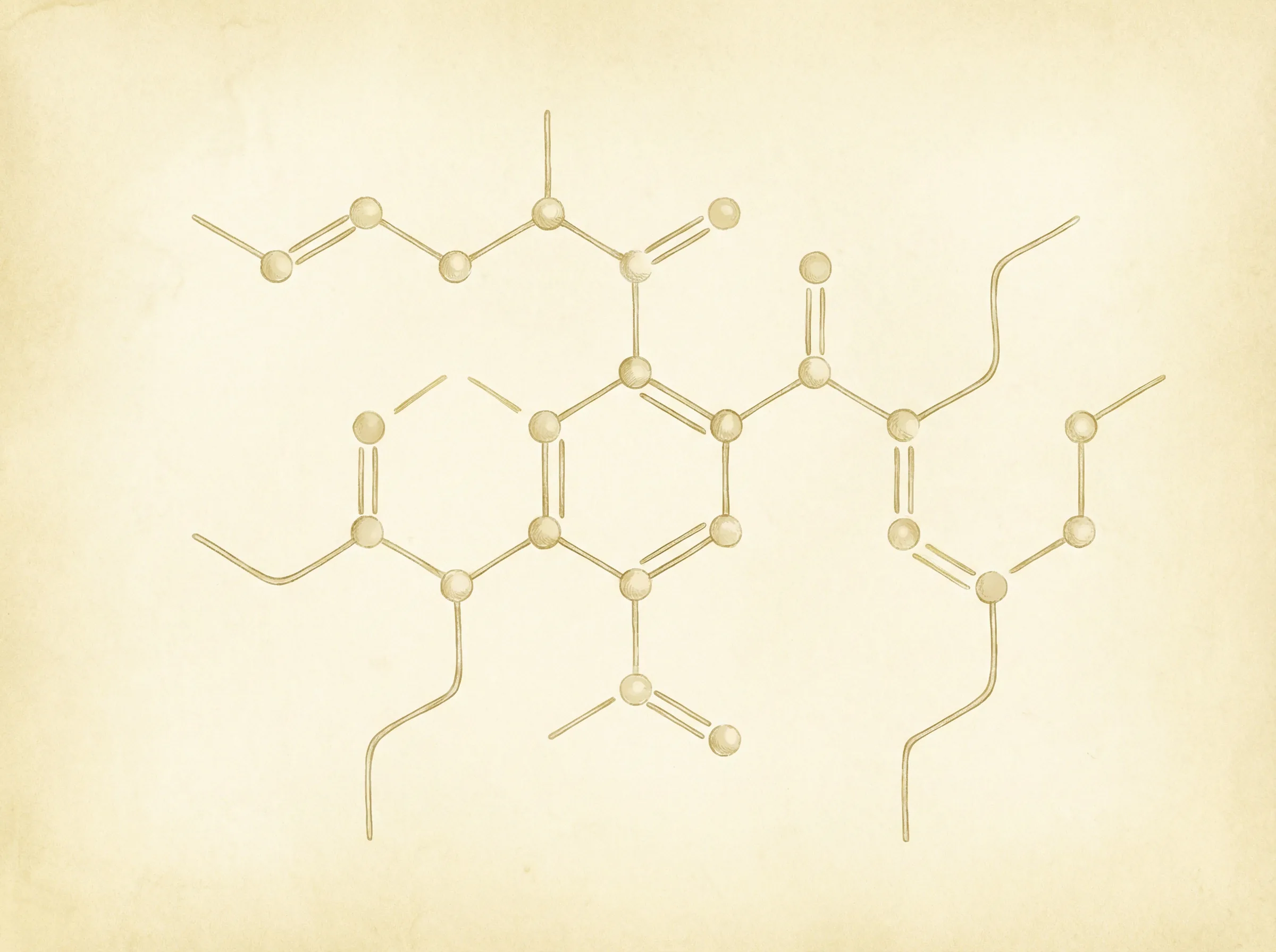Структура органических молекул 800x600
